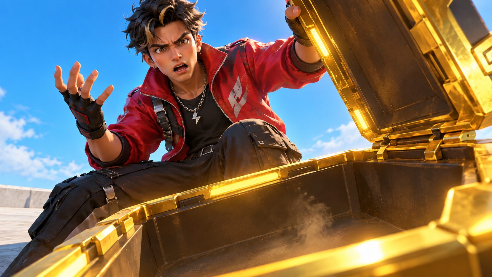 Superviviente de Free Fire abre una caja de premio vacía tras el sorteo de Nenagamer