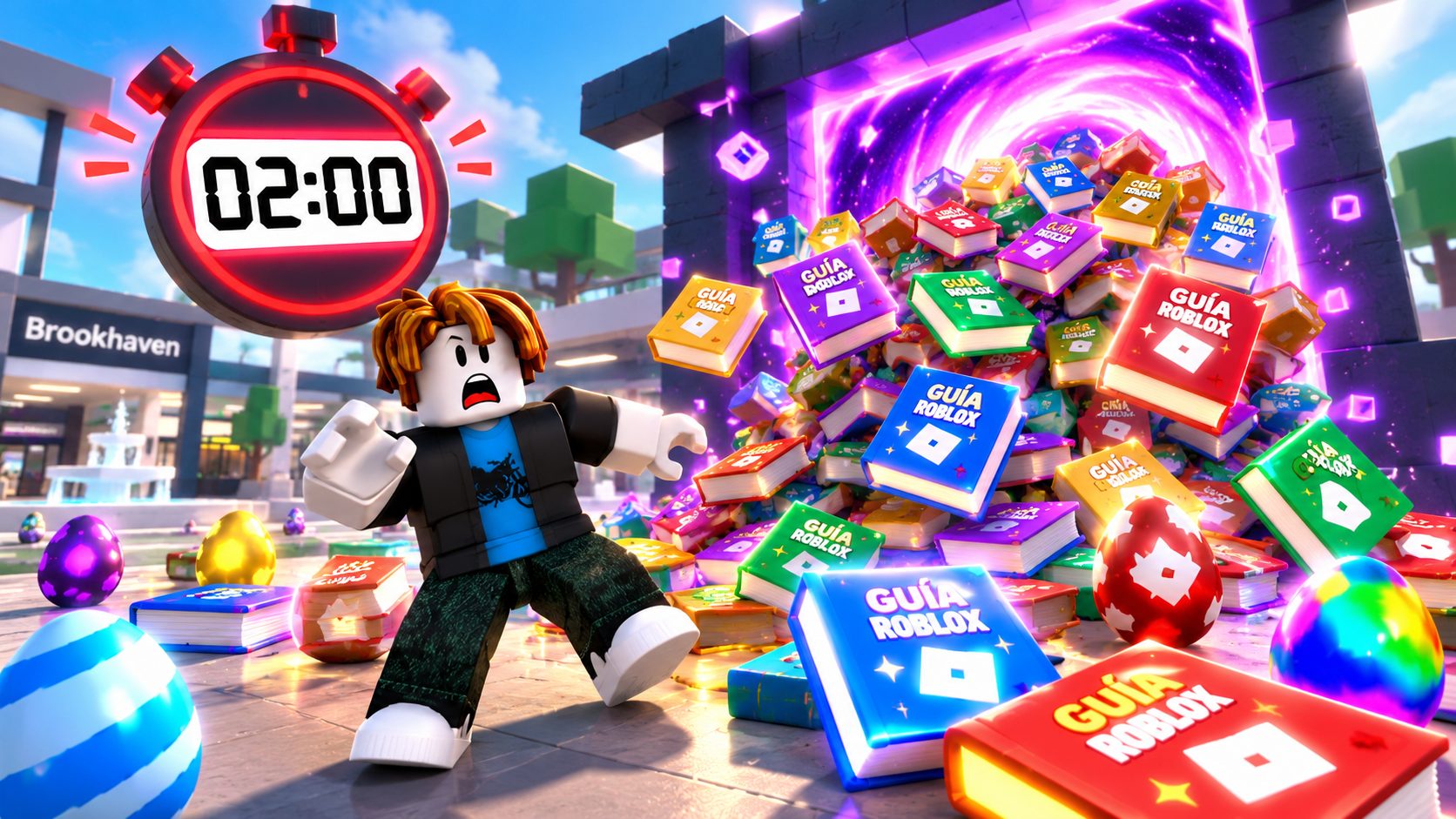 Avatar de Roblox sorprendido ante una avalancha de guías que salen a la vez