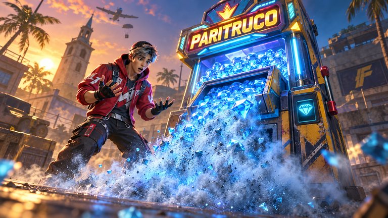 Paritruco tenía un generador de diamantes para Free Fire