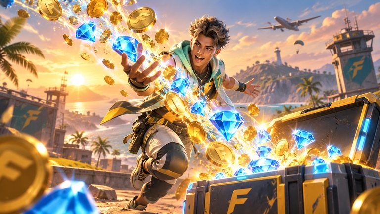 Play Points gratis: así acaban en diamantes de Free Fire