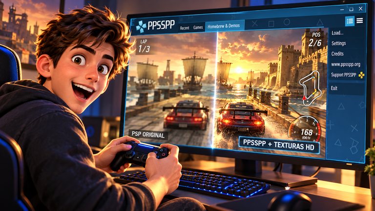 PPSSPP en PC: así lo instalas y pones juegos y texturas