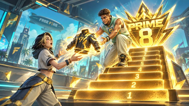 Prime de Free Fire: 8 niveles y el último presta skins