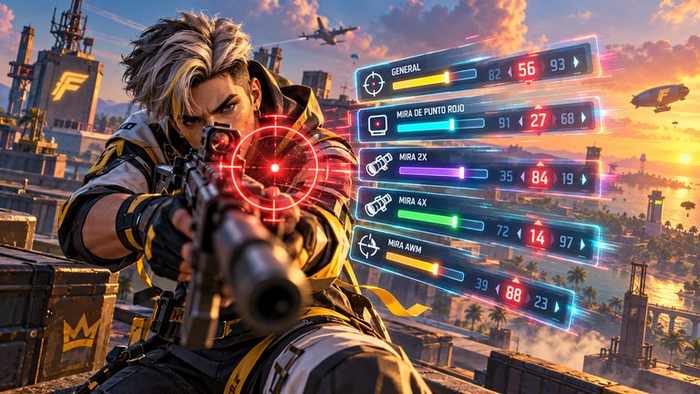 Sensi Perfect de Free Fire te da números distintos cada vez