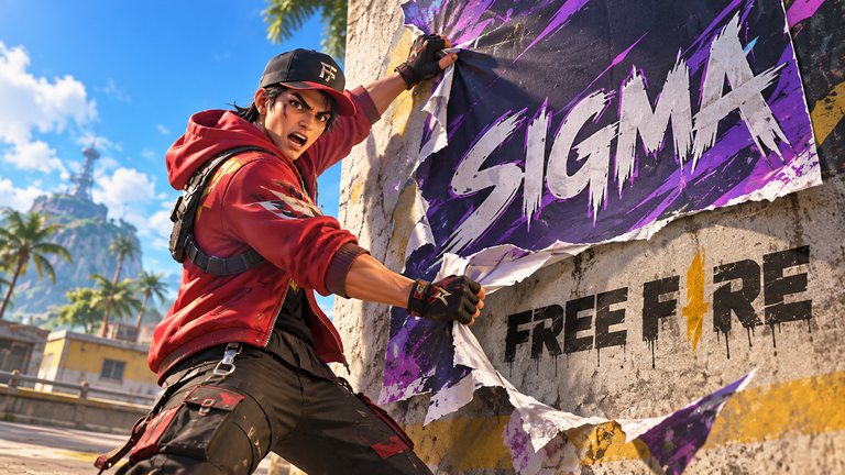 Sigma Free Fire te enseña capturas que no son de Sigma