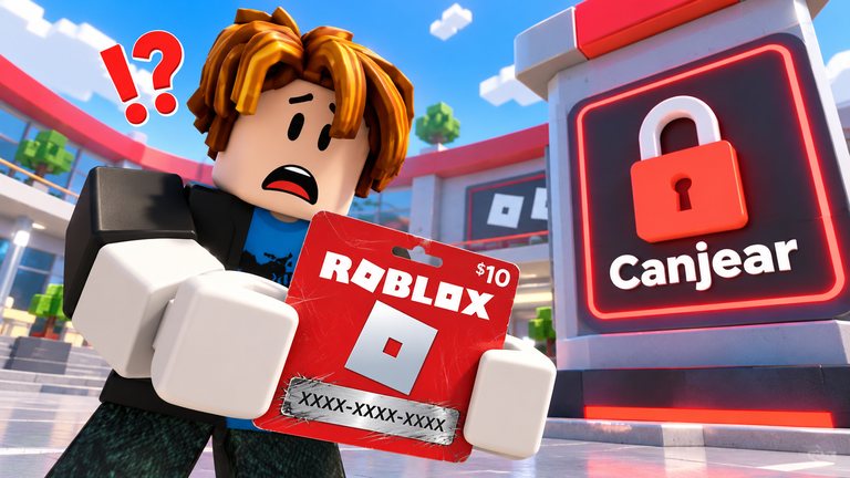 Las tarjetas de regalo de Roblox no se canjean donde juegas