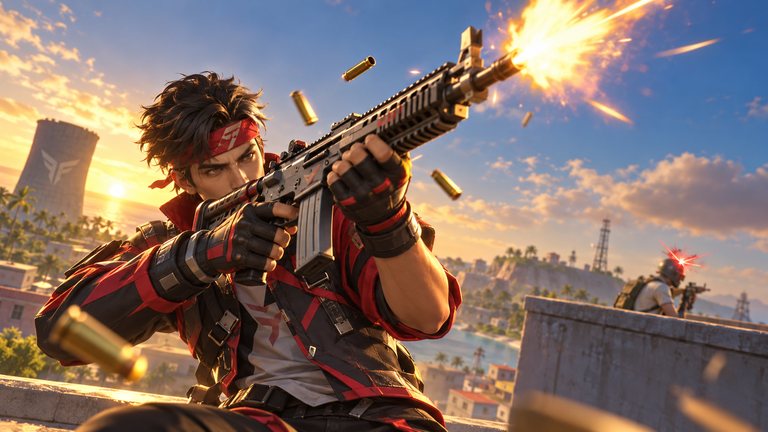 Todo rojo en Free Fire: el rifle nuevo que te sube la mira