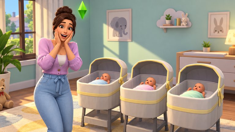 Los Sims 4 te deja tener gemelos y trillizos con este truco