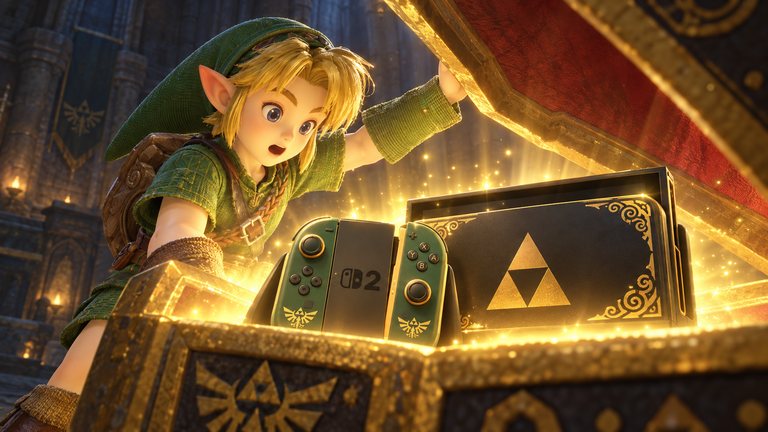 La Switch 2 de Zelda 40 aniversario trae esto en la caja