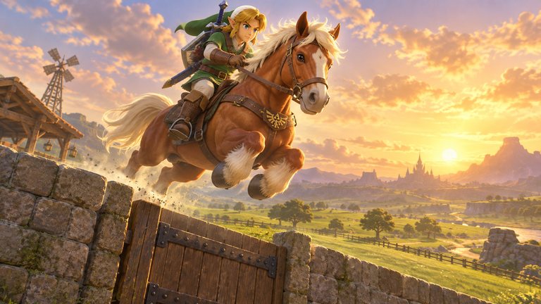 Zelda Ocarina of Time: así te llevas a Epona del rancho