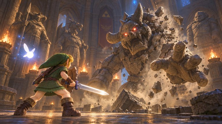 Zelda Ocarina of Time remake trae una sala que no existía